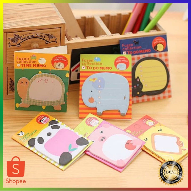 

Best Item! Sticky Note Animal (20-30 lembar) Motif Karakter Hewan Binatang Lucu GBU1661 Best Product