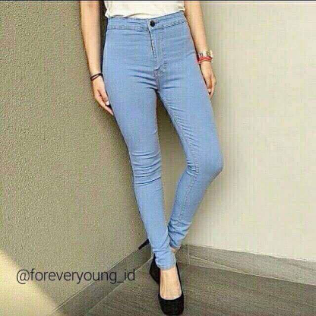 CELANA HIGHWAIST JEANS WANITA PUNNY LONGPANT ORIGINAL POLOS