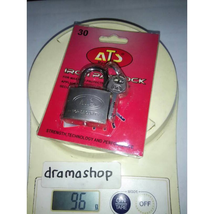 Gembok BESI  ATS 30mm Iron Padlock 30 mm