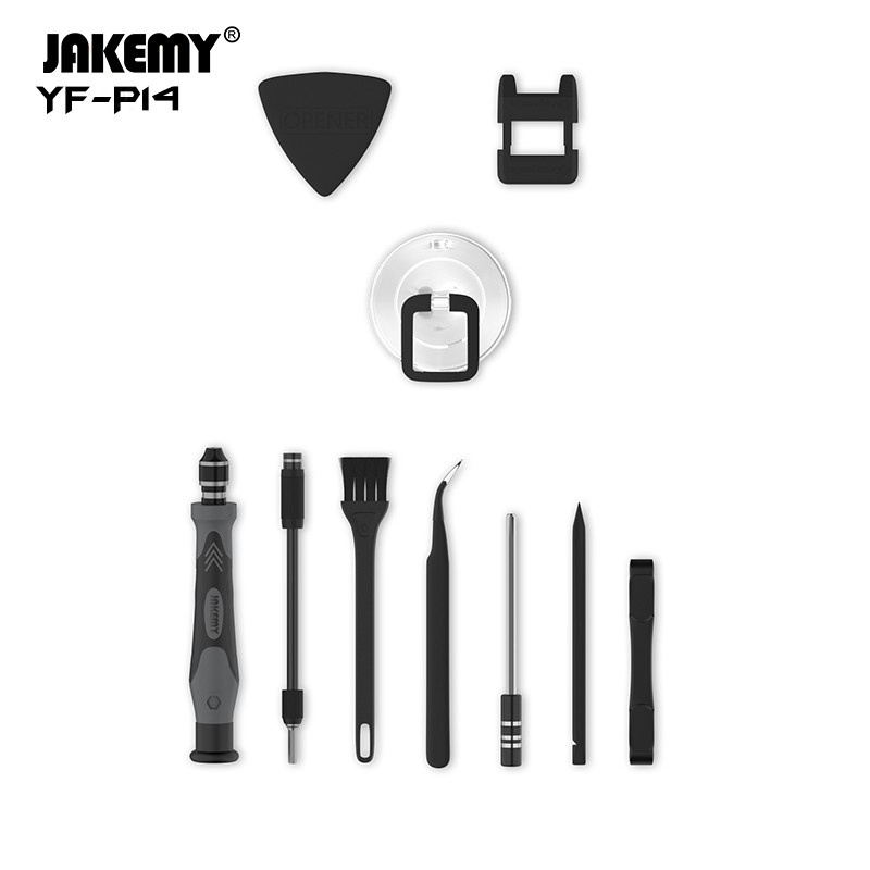 Jakemy JM-YF-P14 Full Mata Obeng Set Lengkap 141in1 Komputer Laptop