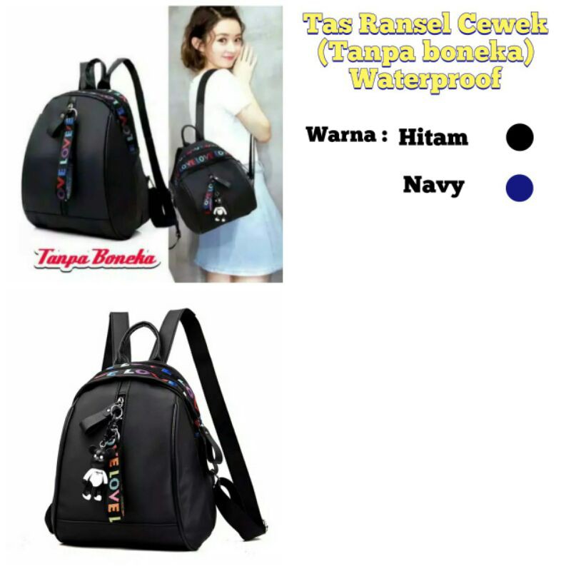 TAS LOVE RANSEL WANITA