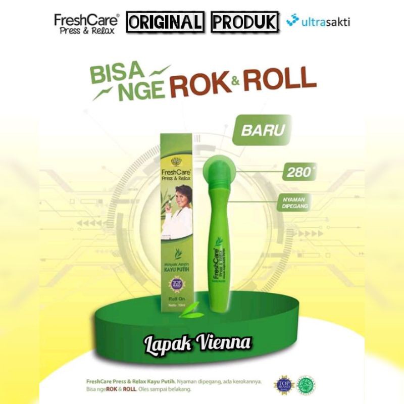 Freshcare minyak angin kayu putih eucalyptus kerok dan roll on 10 ml