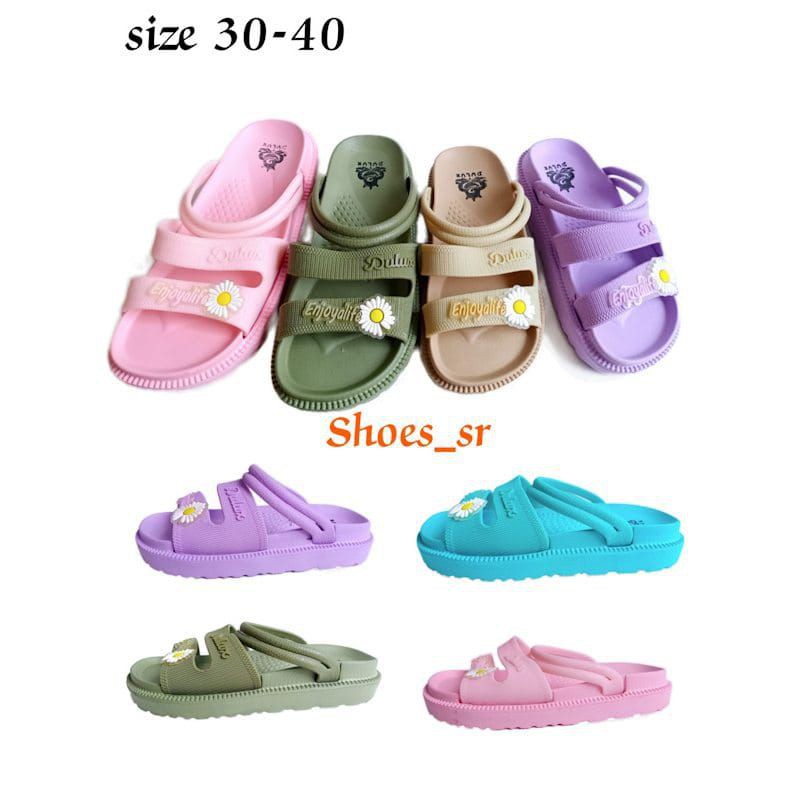 Sendal Selop Wanita Sendal Karet Karakter Wanita Slop Wanita Anti Slip