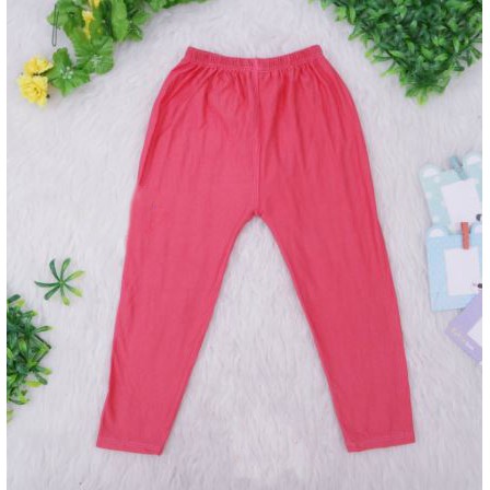 Legging Polos Uk 3-5 Tahun / Celana Anak Panjang Perempuan Leging Kaos Ketat Cewek Pants Murah Adem