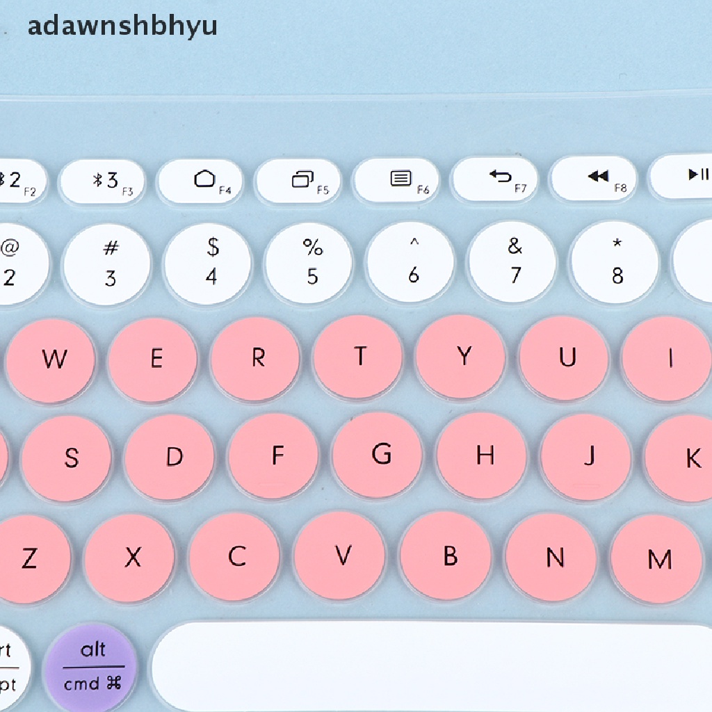 Adawnshbhyu Film Silikon TPU Pelindung Skin Case Keyboard Cover Untuk Logitech K380