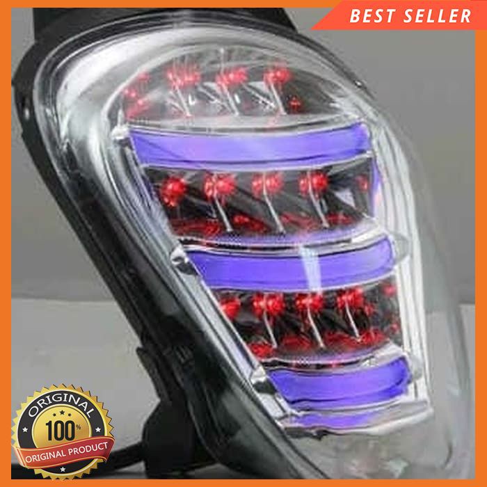 Lampu Stop Belakang Skupi Skupy Scoopy Metik Matic Honda Motor LED