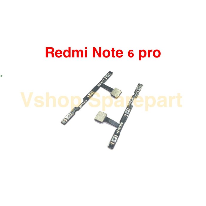 Flexi Flexibel Flexible Power On Off Volume Xiaomi Redmi Note 6 Pro