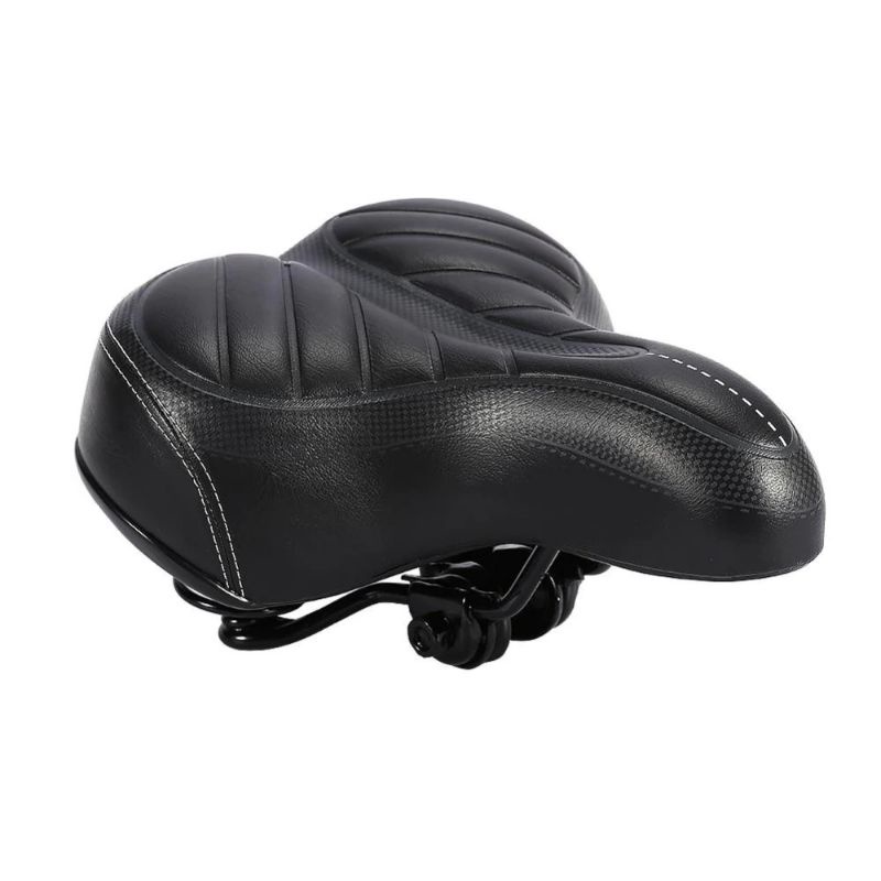 AU DE Sadel Sepeda Comfortable Shock Absorption Skidproof - SX119 - Black