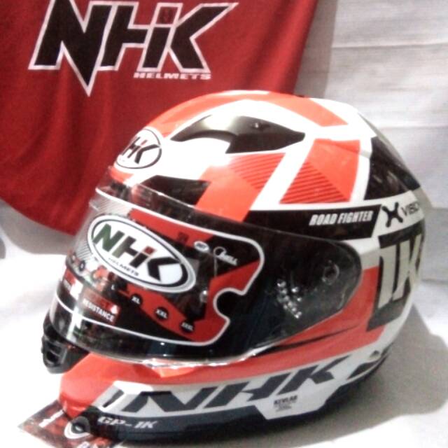 Helm Full Face Double Visor NHK GP 1K