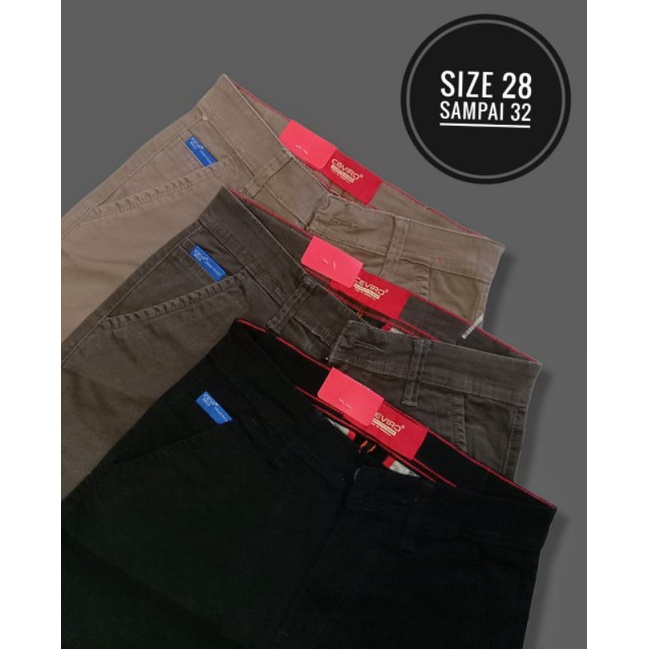 Celana Pria Katun Chinos Ceviro