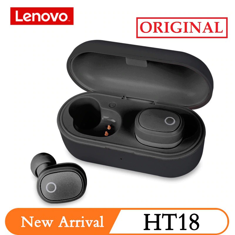 (ORIGINAL) Lenovo TWS Sport Earphone True Wireless Bluetooth 5.0 with Charging Dock