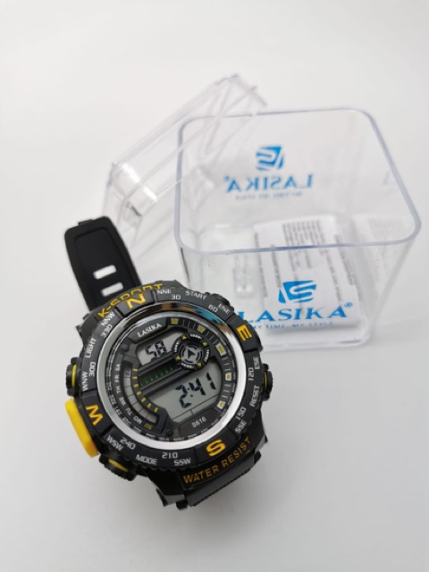 Jam Tangan Lasika 616 original sporty anti air fungsi tanggal hari bulan