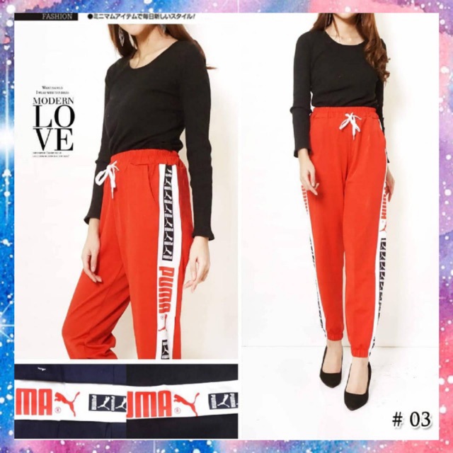  CELANA  JOGER IMPORT FASHION  WANITA  CELANA  OLAHRAGA CELANA  