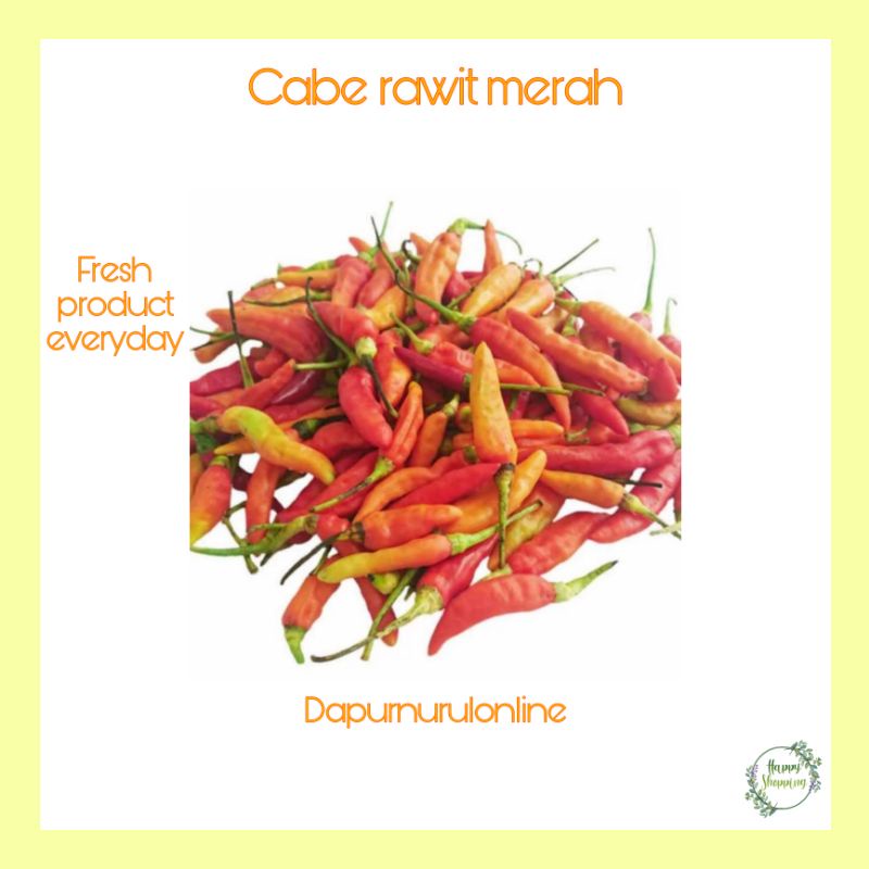 

Cabe rawit merah 250 gr - 1 kg