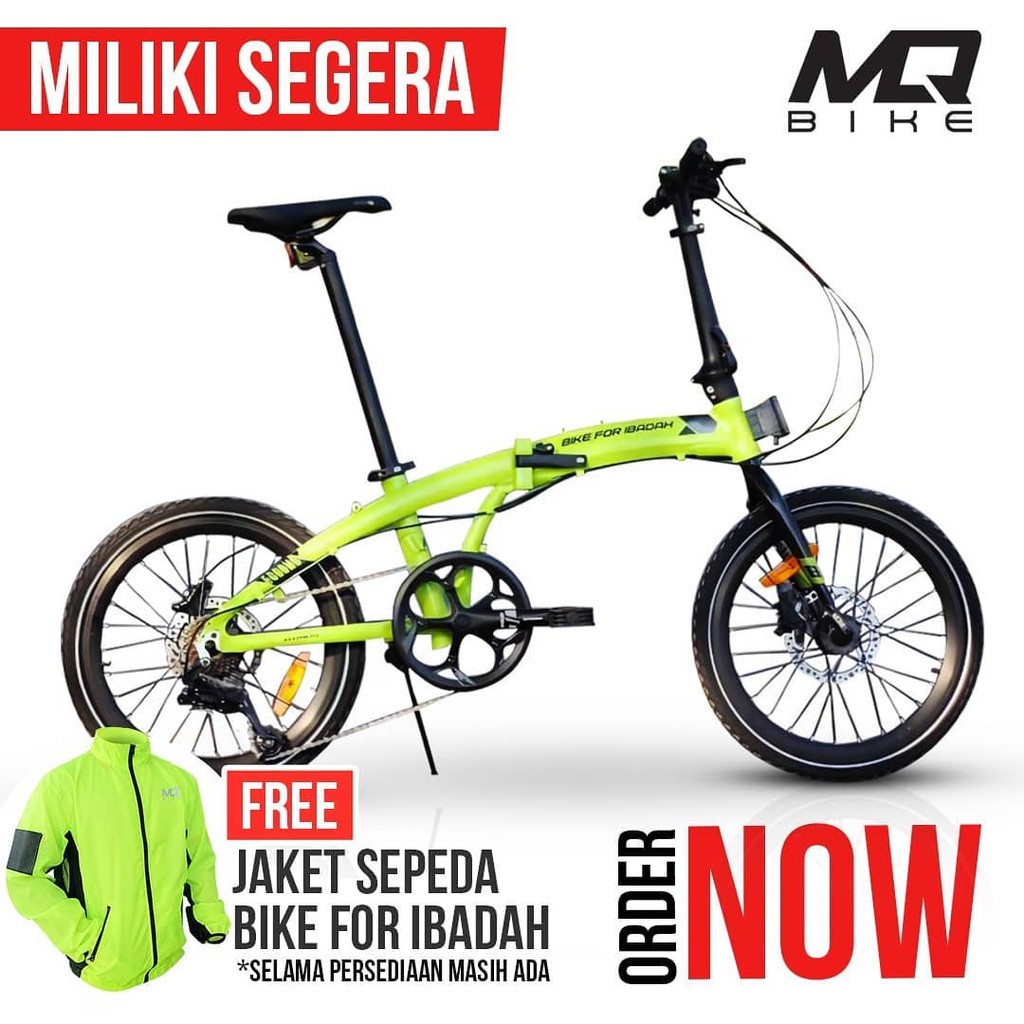 SEPEDA LIPAT BIKE FOR IBADAH Special Edition ECOSMO 8 20 Inci