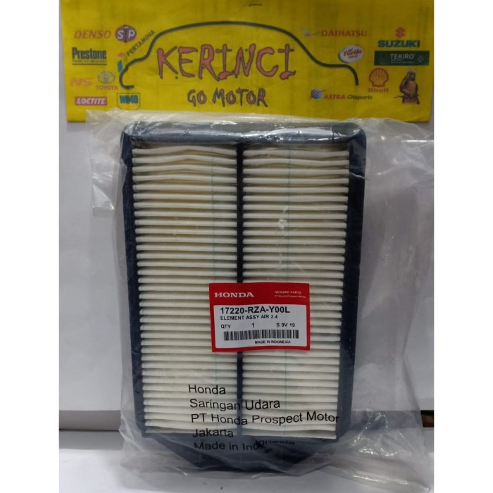 FILTER UDARA ASLI HONDA ALL NEW CRV 2.4 17220-RZA-Y00L