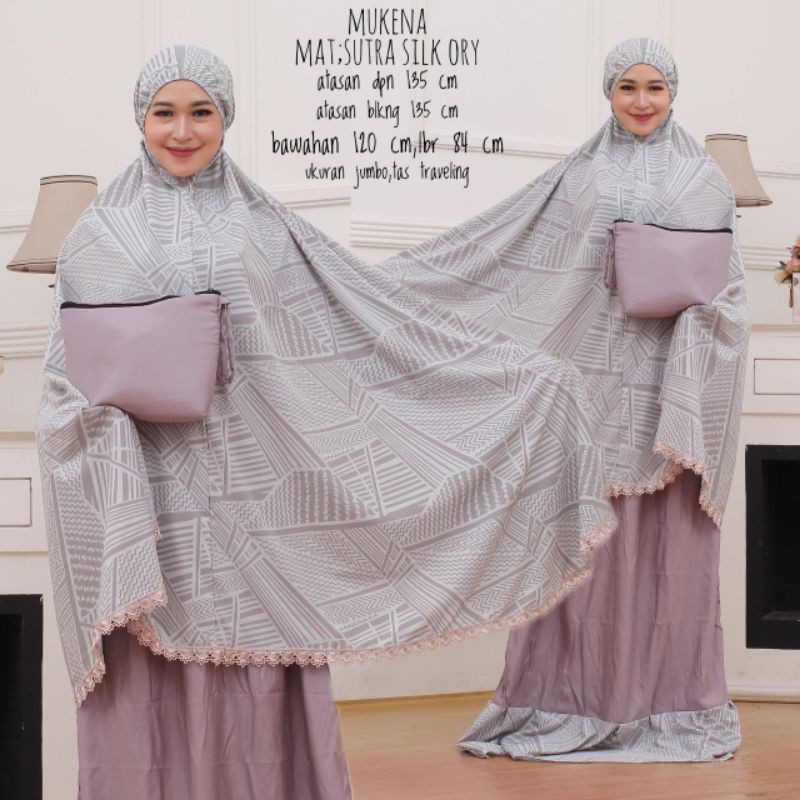 MUKENA SUTRA SILK JUMBO ORY