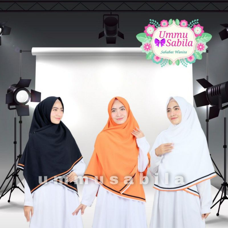 Jilbab Segiempat PKS Wolpeach/Jilbab Syar'i PKS/ Khimar PKS Partai Keadilan Sejahtera/Atribut PKS