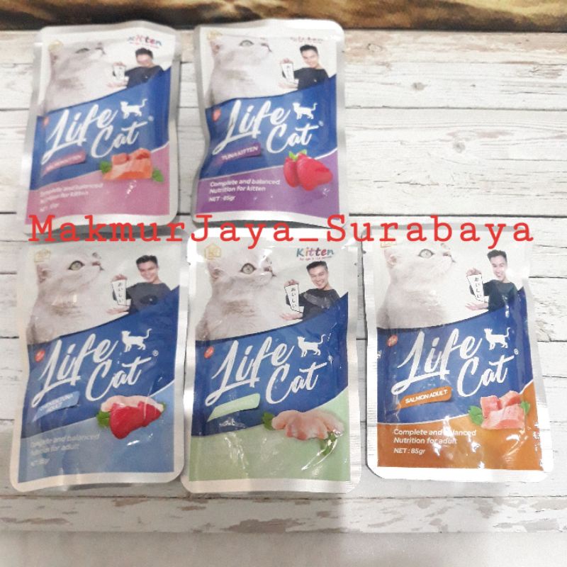 Life Cat Pouch 85gr Makanan Kucing