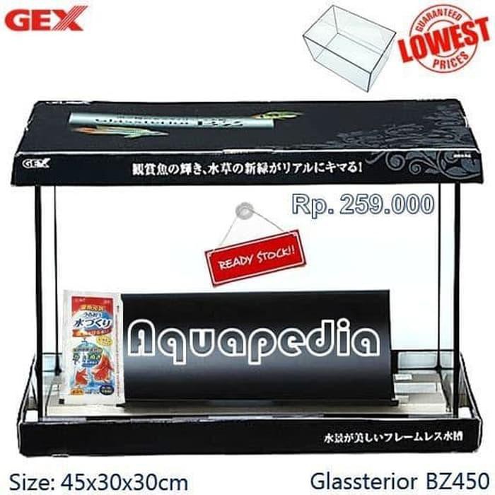 [Perawatan hewan] Aquarium GEX Glassterior BZ450 murah/bagus/berkualitas