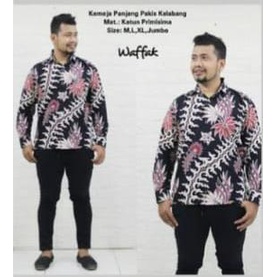 kemeja batik lengan panjang/ seragam kantor/ seragam batik/ kemeja kerja