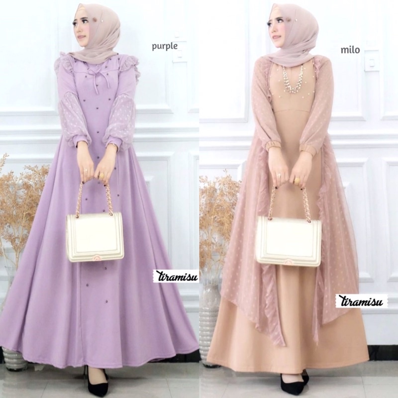 GAMIS POLOS KAOS ARMANY MIX TILE TULE MUTIARA SERIRA REBECCA ZALIKA CINDY DIORA MAXY BY TIRAMISU