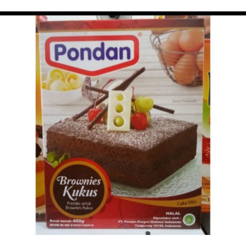 

Pondan Brownies Kukus 400gr