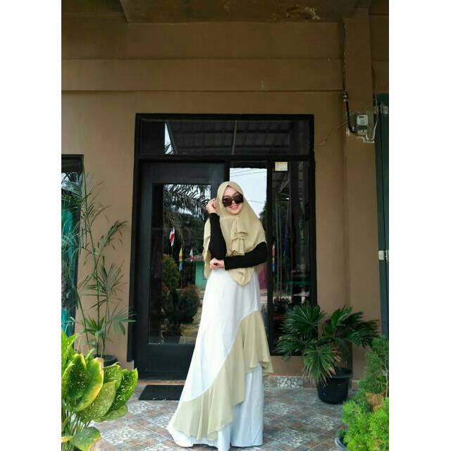 Gamis azqia lumut Tam