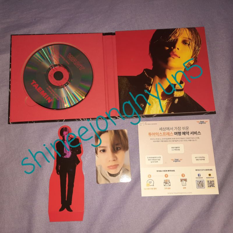[BOOKED] TAEMIN - WANT ALBUM UNSEALED