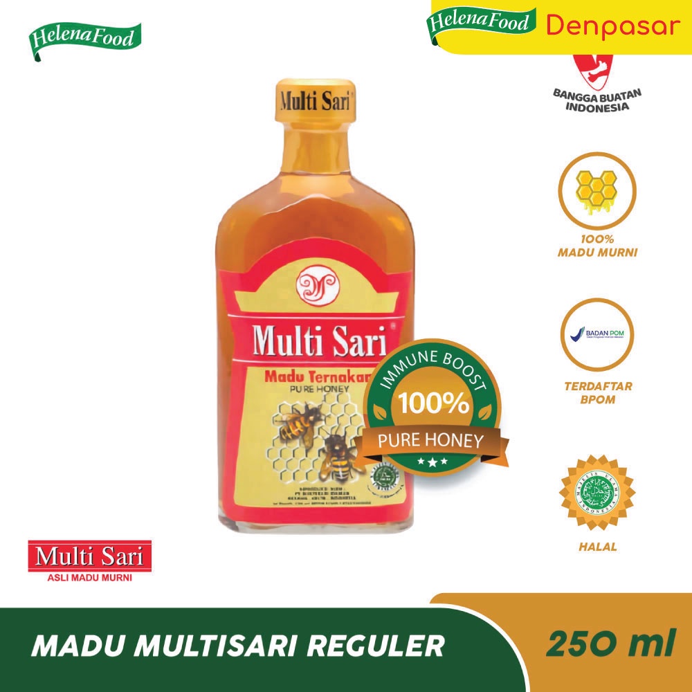 

Multisari Reguler 250 ml Madu Murni Asli