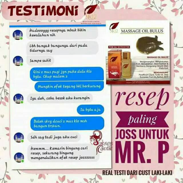 Massage Oil Bulus SR12 / Minyak Bulus Herbal /minyak bulus sr12/mengencangkan payudara/glowing