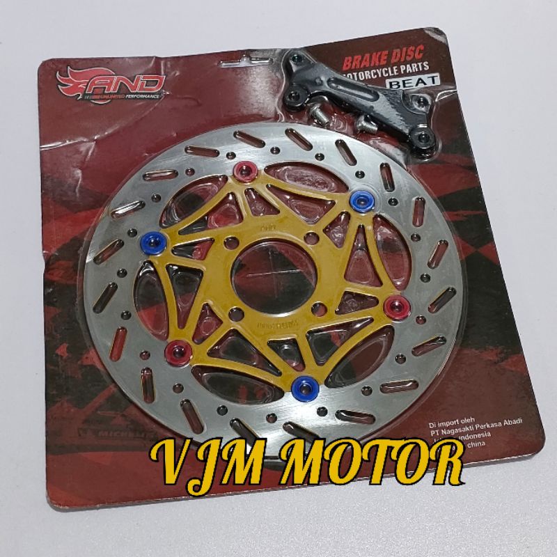 DISC BRAKE BEAT MODEL PSM REBORN MOTIF VARIASI -PIRINGAN CAKRAM BEAT VARIO SCOOPY MOTIF VARIASI MODEL REBORN PSM LEBAR 260MM