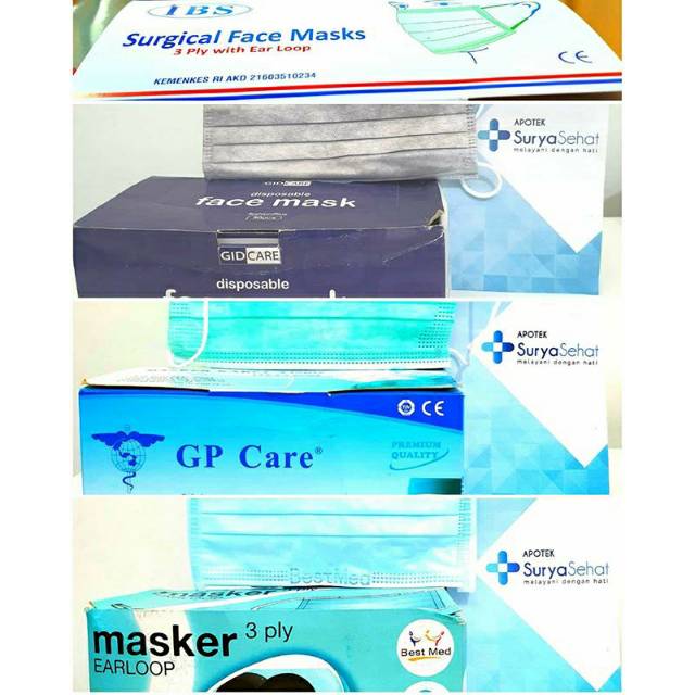 Masker Karet 1 pc/Masker Gantung 1 pc