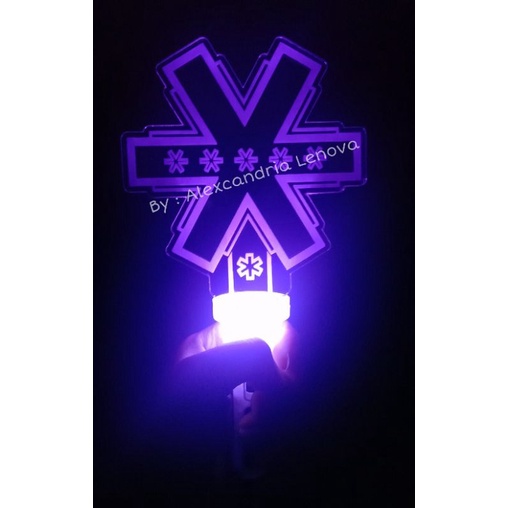 Lightstick Fanmade Secret Number Ungu