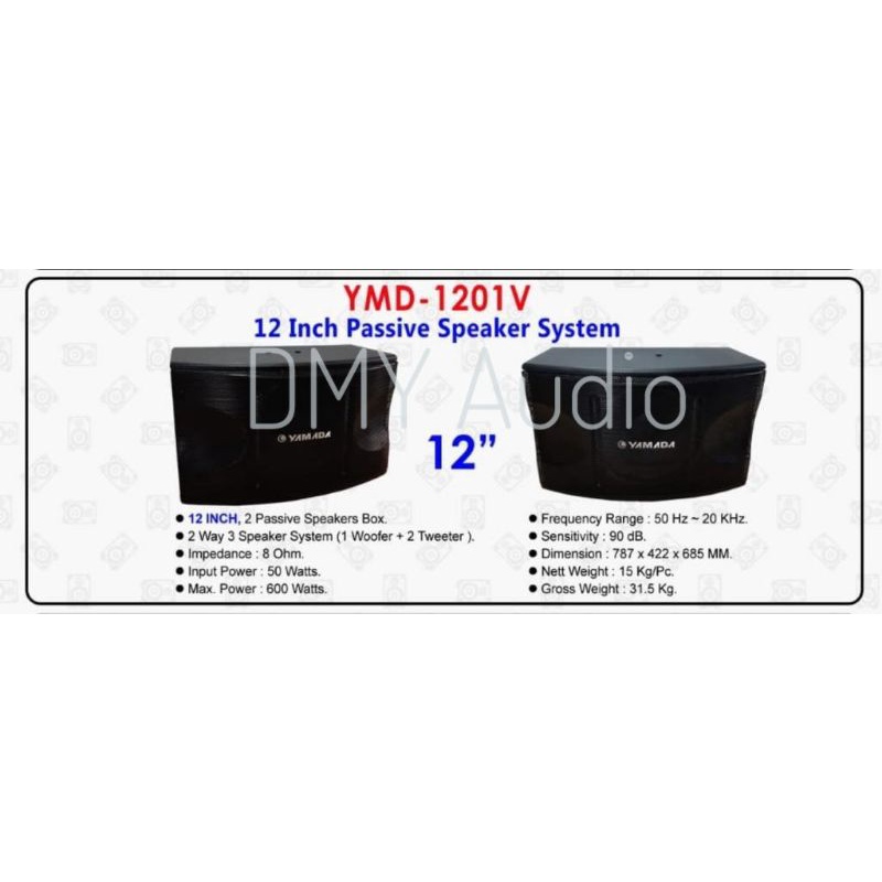 Speaker Pasif Karaoke 12" YAMADA YMD-1201V