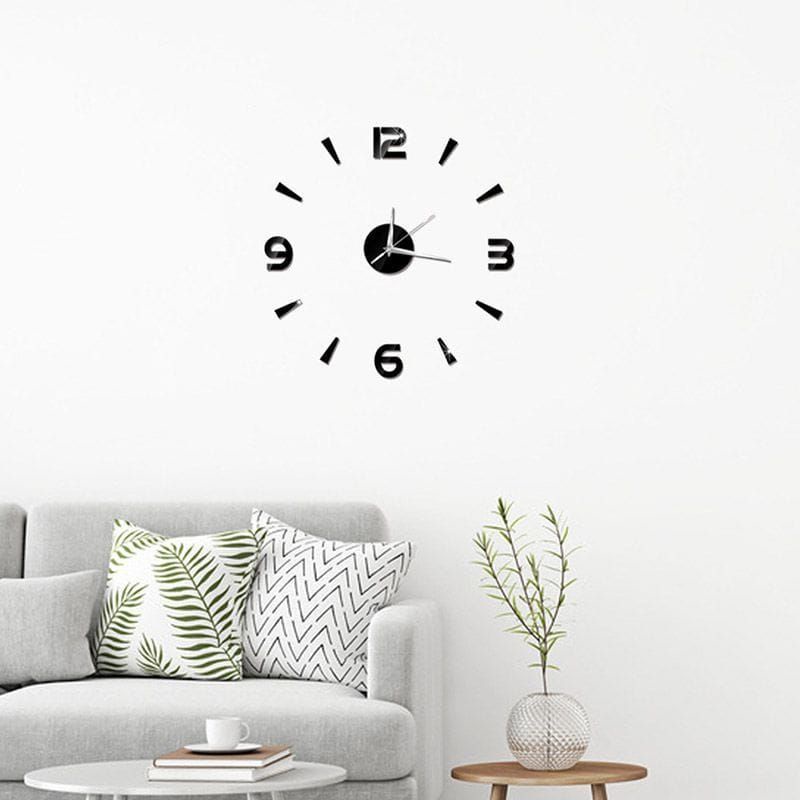 Medan Termurah (Diameter 40 cm) Jam dinding unik DIY 3D Jam Tembok Import
