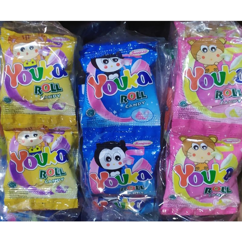 

Youka Roll Candy ( isi 20 pcs @5gr )