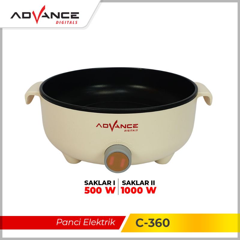 Advance Panci Listrik Multifungsi / Warmer Steamer Cooker C 360