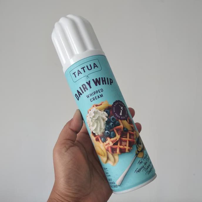 whip cream tatua aerosol / whip cream spray siap saji 250gr