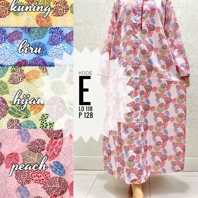✧ Longdress Daster Lengan Panjang Katun Jepang Lokal Pretty Girl Busui Bumil ❄