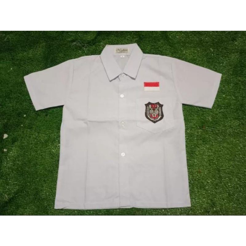 SERAGAM SEKOLAH SD PUTIH TANGAN PENDEK/SERAGAM SEKOLAH PUTIH SD PENDEK/KEMEJA SERAGAM SEKOLAH SD TAN
