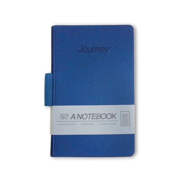 

Gramedia Medan - BOOKS&BIND NB METALIC HC W/PENLOOP A5 - SLIM BLUE