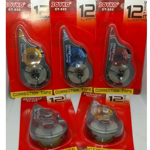 

Correction tape - type x kertas - tip x kertas - tipe x kertas Joyko CT-522 12 meter