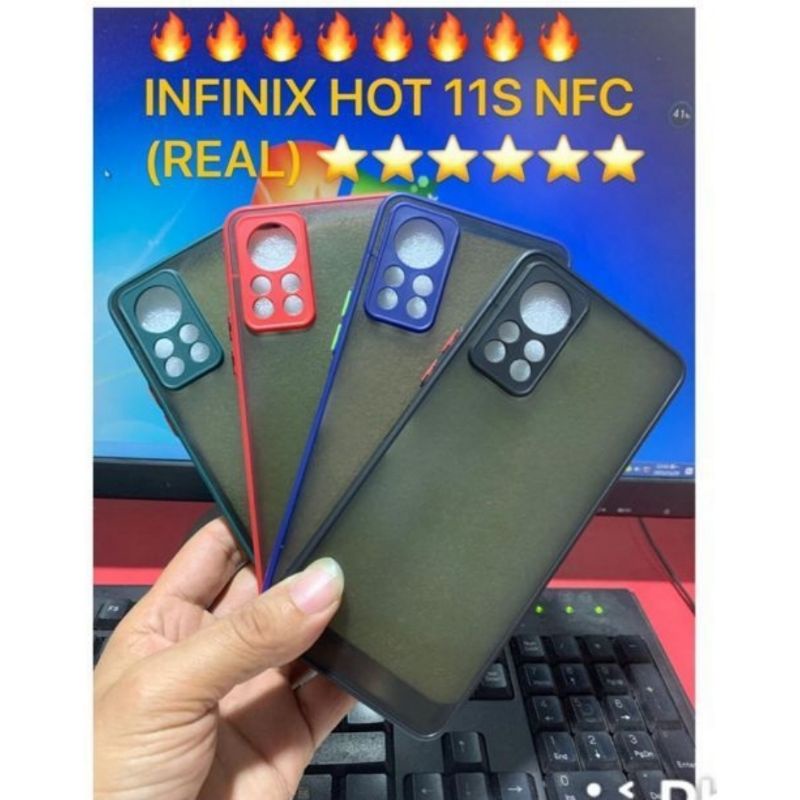 Case Infinix Hot 11S NFC Dove Matte Transparan Handphone Hp