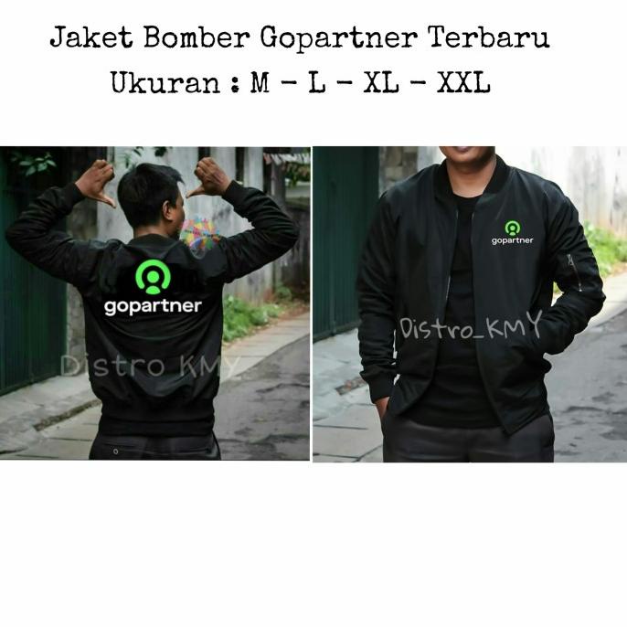 Jaket Bomber Gojek WaterProof / Jaket Gopartner Terbaru Dari Gojek K22