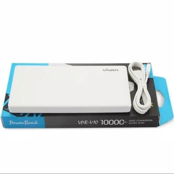 Power Bank Vivan Vpb-V10 10000Mah Original / Powerbank V10 10000 Mah