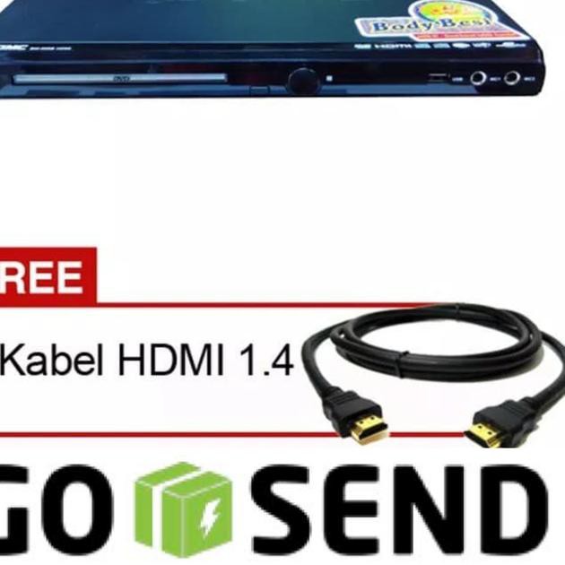 ↑ DVD PLAYER GMC HDMI BM-088B FULL HD + HDMI q kekinian Murah Banget.