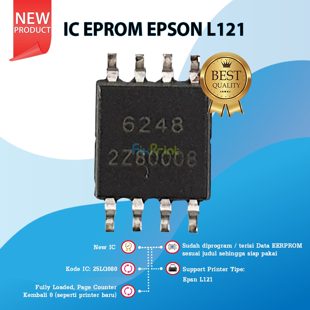 IC Eprom Epsn L121 25LQ080 IC Counter L121 IC Eeprom Reset L121