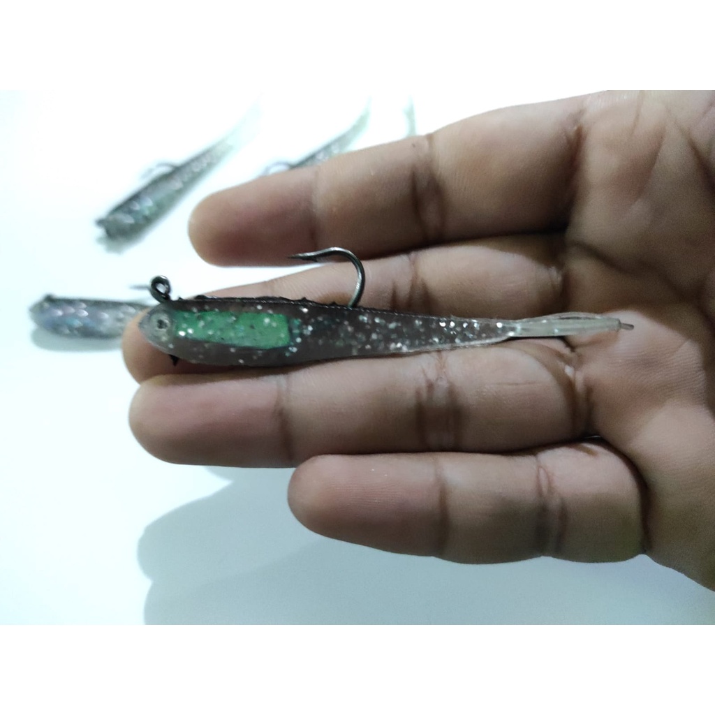 Umpan Pancing Jig Head Fish Lures Panjang 7 cm Berat 6 gr