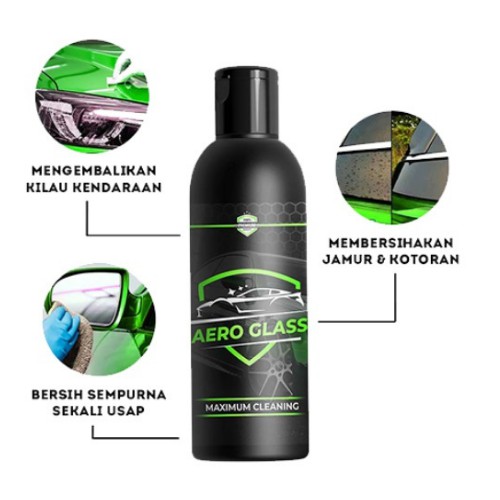 Aero Glass Pengkilap Pembasmi Jamur Mobil Motor 250 ml 128101